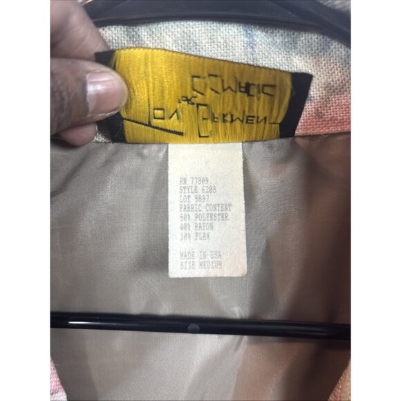 Vintage Toni Garment for CC Magic 80s Blazer Jacket Size Pit To Pit 21 - Picture 4 of 16